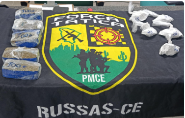 Mulher é presa em flagrante por tráfico de drogas em Russas