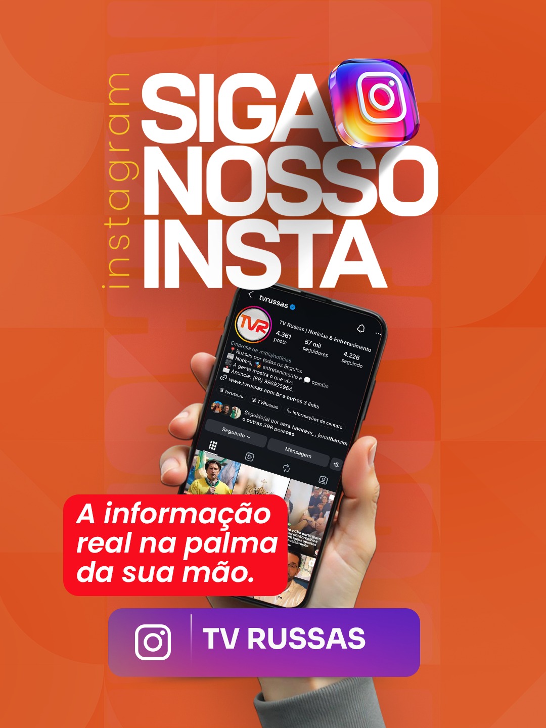 TV Russas no Instagram